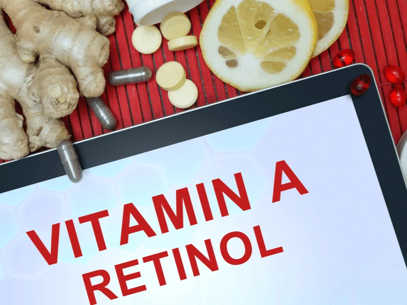 Một loại dẫn xuất của Vitamin A vì thế Retinol có khả năng trị mụn ẩn dưới da