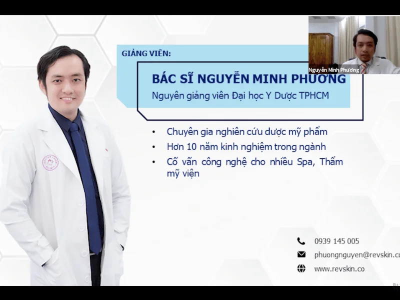 Bác sĩ Nguyễn Minh Phương có 10 năm trong nghề về điều trị mụn