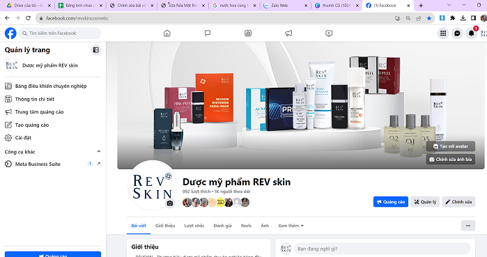 ĐỊA CHỈ BÁN KEM CHẤM MỤN REVSKIN ACNE CREAM UY TÍN TẠI VIỆT NAM Fanpage chính thức dược mỹ phẩm RevSkin