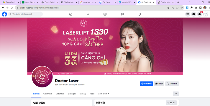 ĐỊA CHỈ BÁN KEM CHẤM MỤN REVSKIN ACNE CREAM UY TÍN TẠI VIỆT NAM Bạn có thể mua RevSkin qua fanpage của phòng khám Doctor Laser