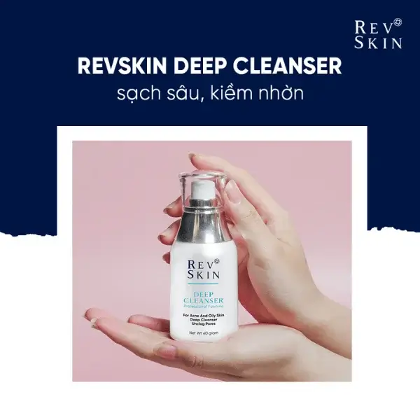 Sữa rửa mặt trị mụn RevSkin Deep Cleanser Sữa rửa mặt trị mụn RevSkin Deep Cleanser