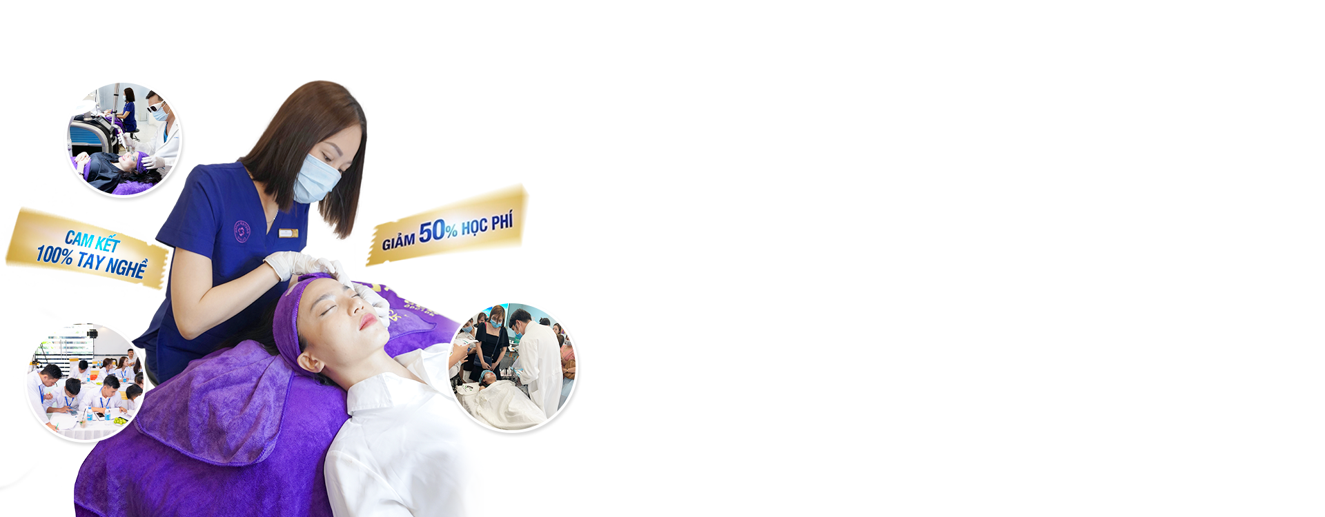 Khóa học điều trị thâm các vùng trên cơ thể banner khoa giam 50 trai