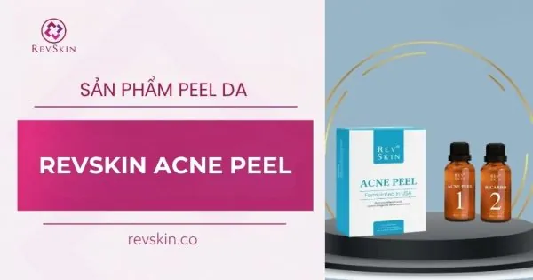 sản phẩm peel da revskin acne peel