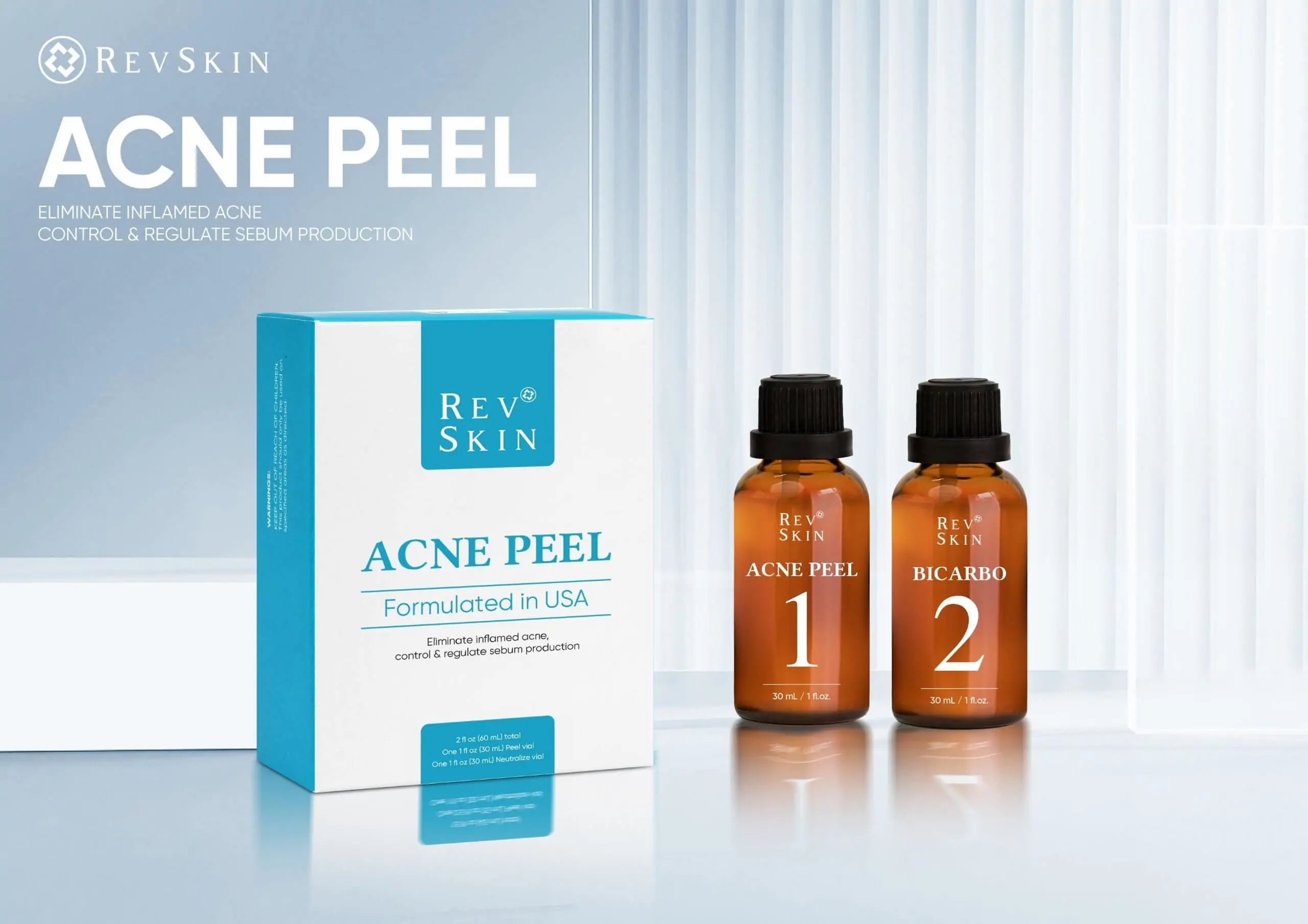 Sản phẩm RevSkin Acne Peel mang lại sự hiệu quả trong việc tẩy tế bào chết và cải thiện mụn
