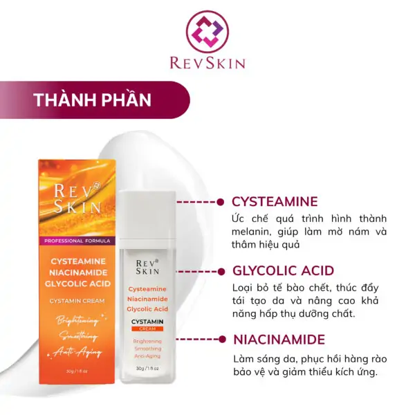 revskin cystamin cream thanh phan