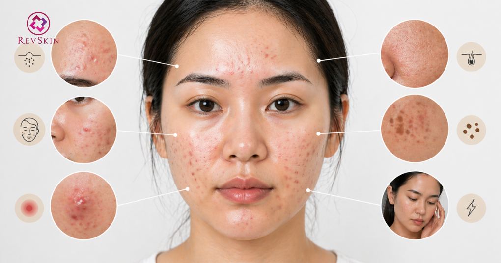 Phương pháp điều trị mụn theo phác đồ chuẩn y khoa đánh giá phân tích tình trạng mụn