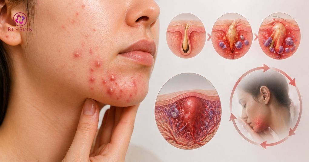 Mụn ở cằm: Nguyên nhân và phương pháp điều trị theo từng mức độ rối loạn viêm kéo dài tái phát mụn cằm
