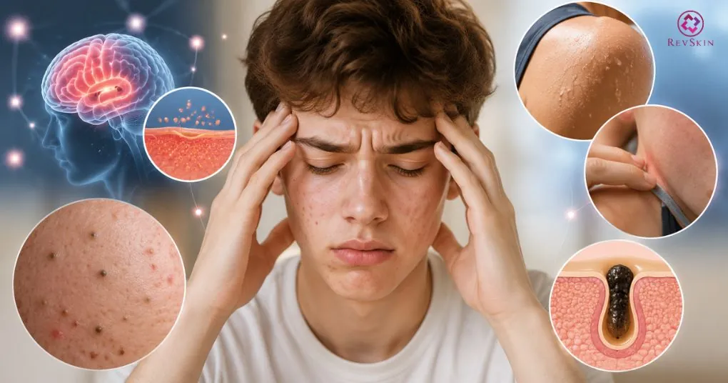 Mụn đầu đen ở tuổi dậy thì: Nguyên nhân, vị trí thường gặp và cách điều trị stress độ ẩm mồ hôi ma sát gây mụn đầu đen