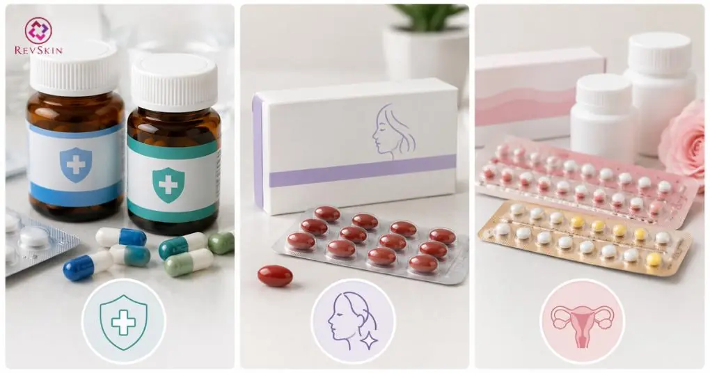 thuốc uống điều trị mụn 