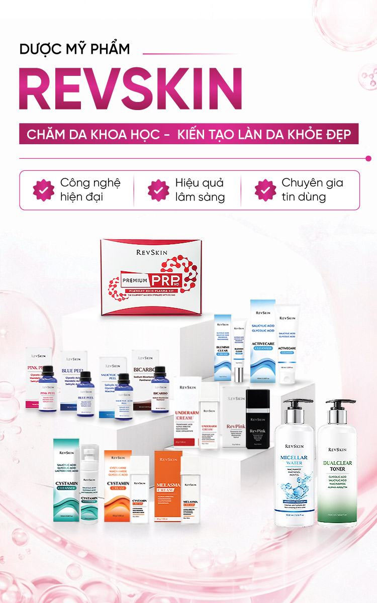 banner trang chủ dược mỹ phẩm revskin mobile