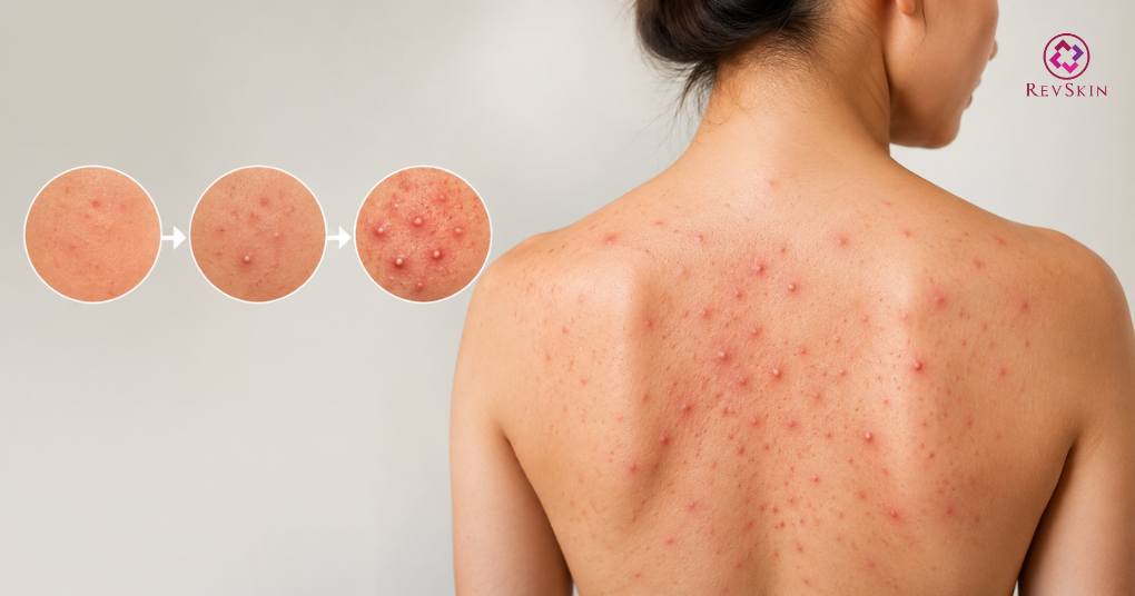 Trị thâm mụn lưng chuẩn y khoa giúp kiểm soát sắc tố sau viêm bùng phát mụn viêm ở lưng