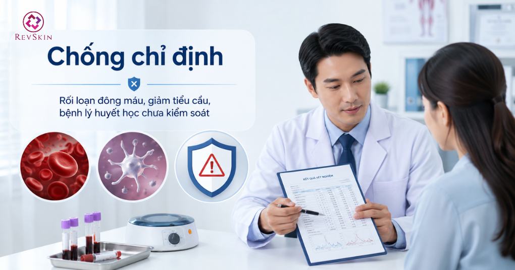 chống chỉ định prp