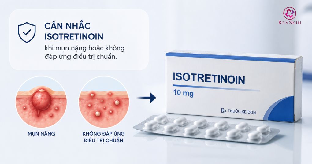 isotretinoin cho mụn nặng