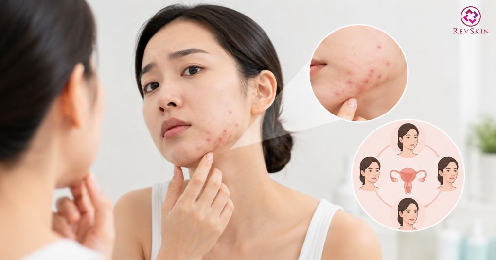 Cách trị mụn trứng cá hiệu quả theo phác đồ chuẩn y khoa mụn vùng cằm liên quan nội tiết
