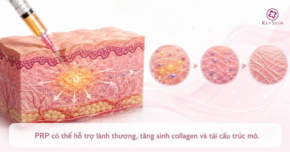 PRP là gì? Cơ chế hoạt động của huyết tương giàu tiểu cầu trong thẩm mỹ prp hỗ trợ lành thương