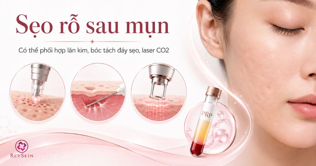 PRP là gì? Cơ chế hoạt động của huyết tương giàu tiểu cầu trong thẩm mỹ sẹo rỗ sau mụn phối hợp prp lăn kim