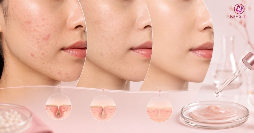 Trị mụn trứng cá bao lâu mới hết? azelaic acid hỗ trợ giảm viêm