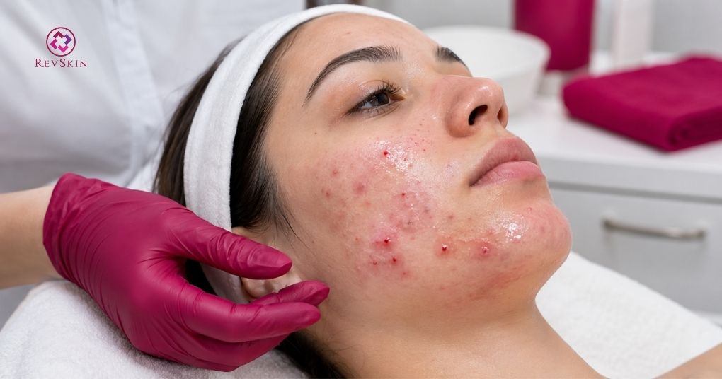 Nặn mụn xong peel da được không? Thời gian giãn cách an toàn da còn chảy máu rỉ dịch