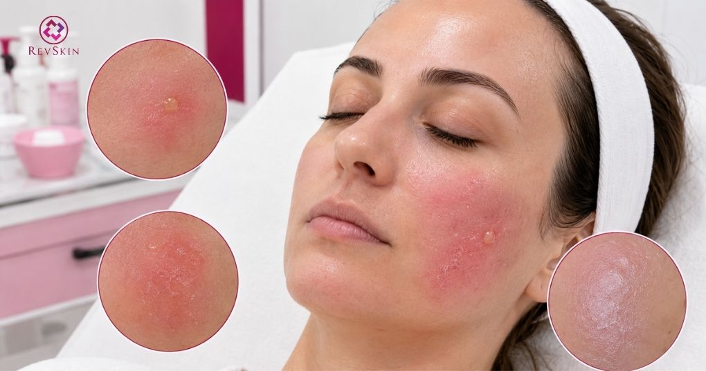 Cách xử lý các hiện tượng sau khi peel da theo chuẩn y khoa dấu hiệu bỏng
