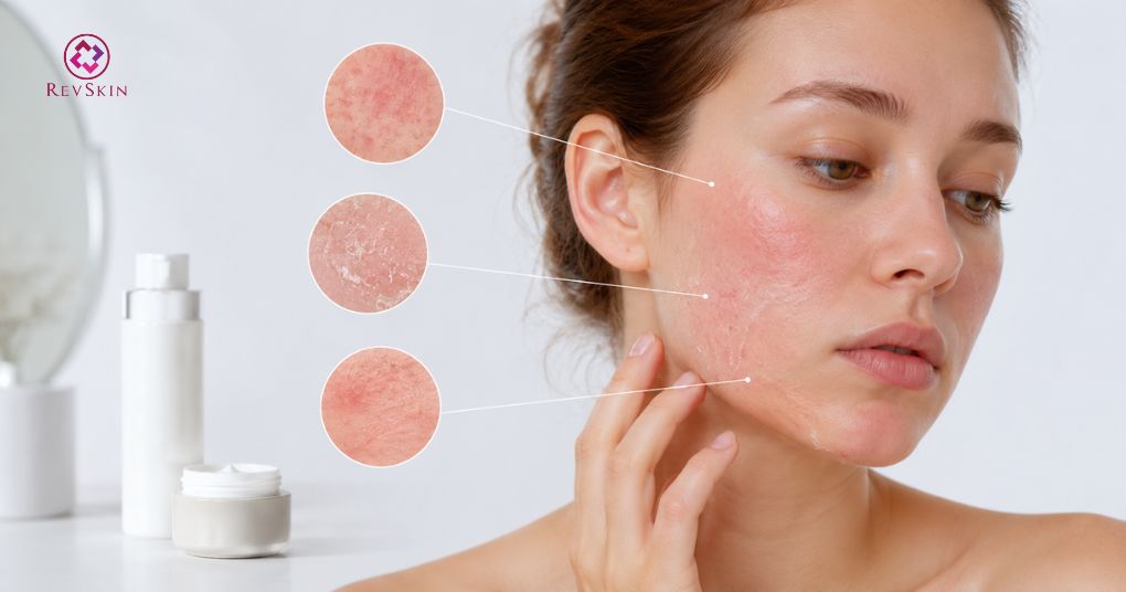 dị ứng mỹ phẩm khiến mụn ngứa