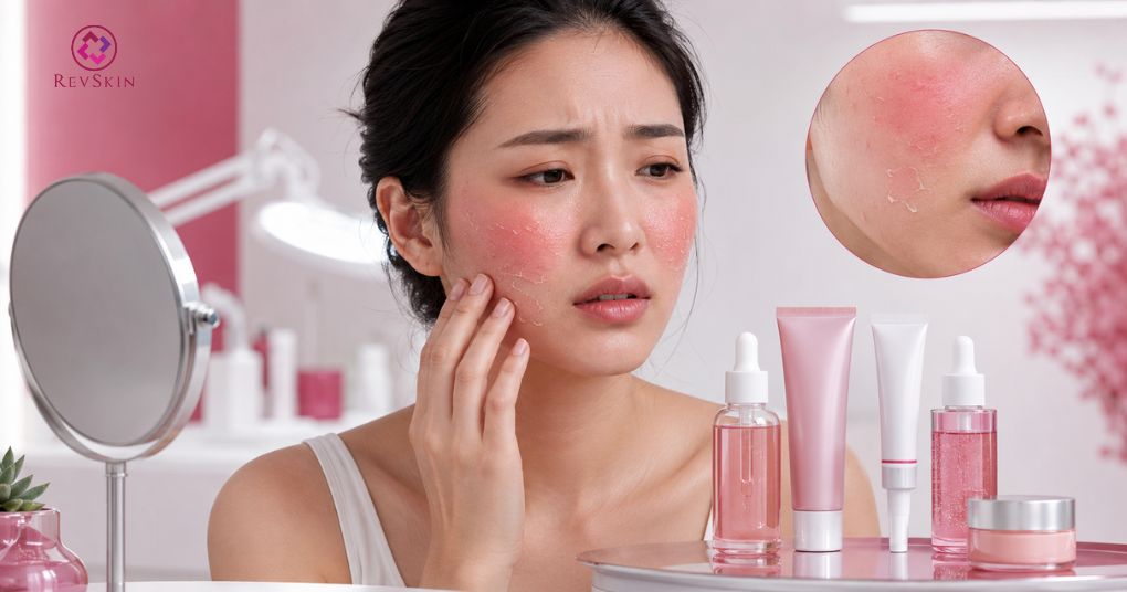 Dấu hiệu peel da bị bỏng và cách xử lý an toàn dùng đặc trị mạnh quá sớm