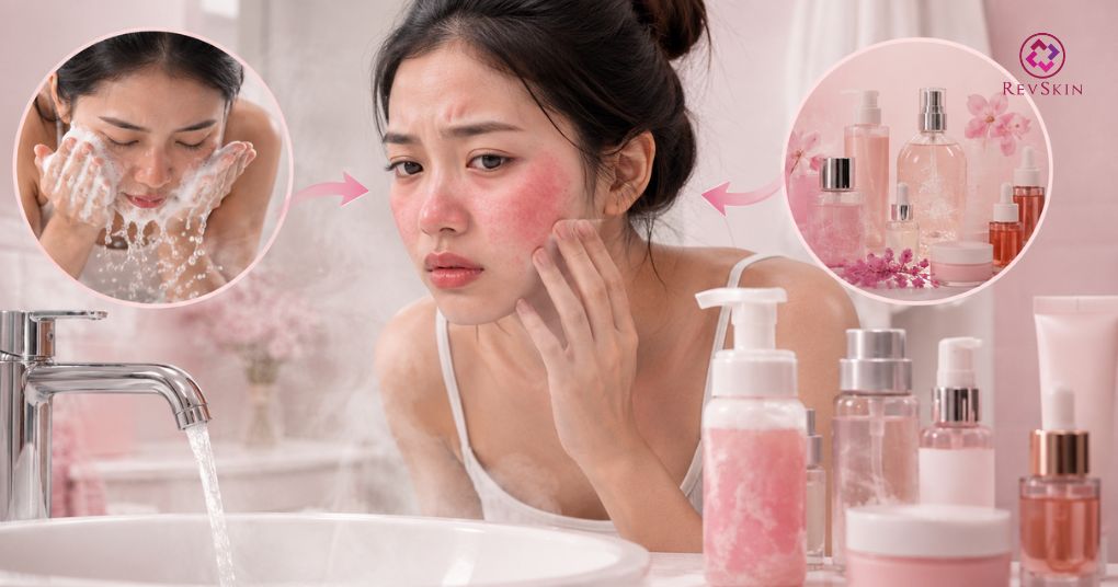 kích ứng và đỏ da kéo dài