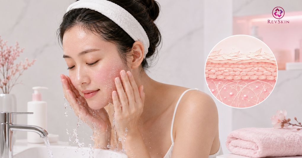 Sau khi peel da nên dùng sản phẩm gì? Các hoạt chất phục hồi cần có làm sạch nhẹ ngày 2-3 sau peel
