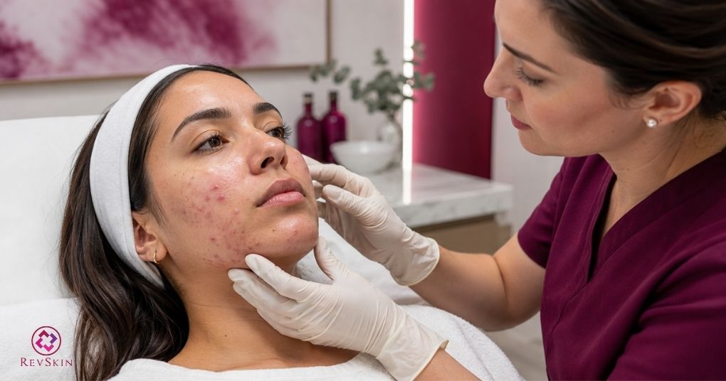 Peel da trị thâm có hết không? mụn bùng phát sau peel