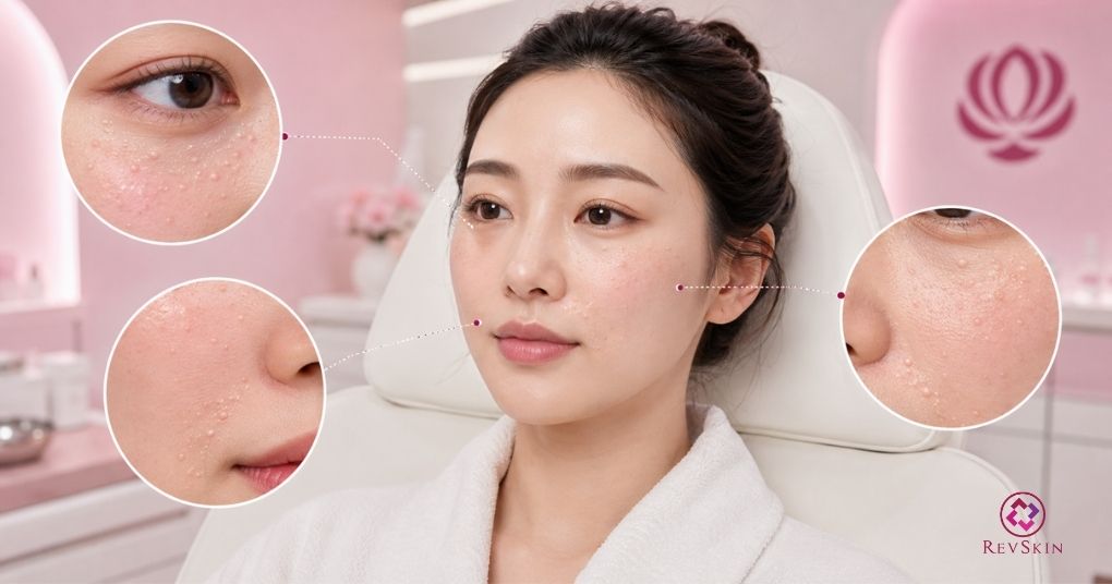 nốt sần nhỏ sau tiêm 