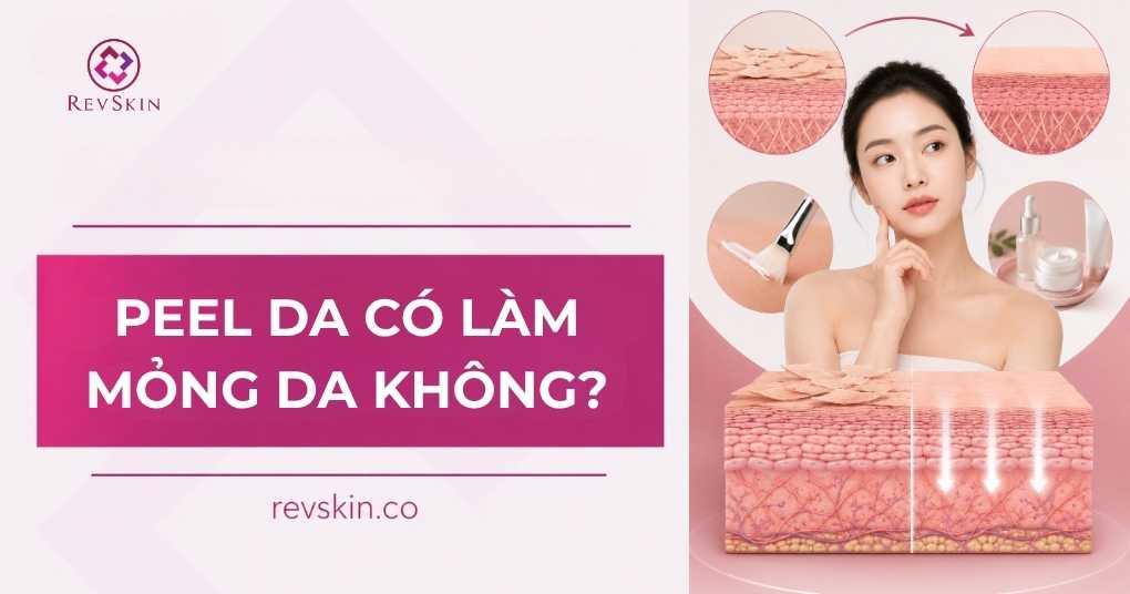 Peel da có làm mỏng da không? Một số lưu ý khi thực hiện peel da có làm mỏng da không