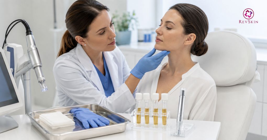 Peel da là gì? Tác dụng, phân loại, hoạt chất và quy trình thực hiện phối hợp laser vi kim prp