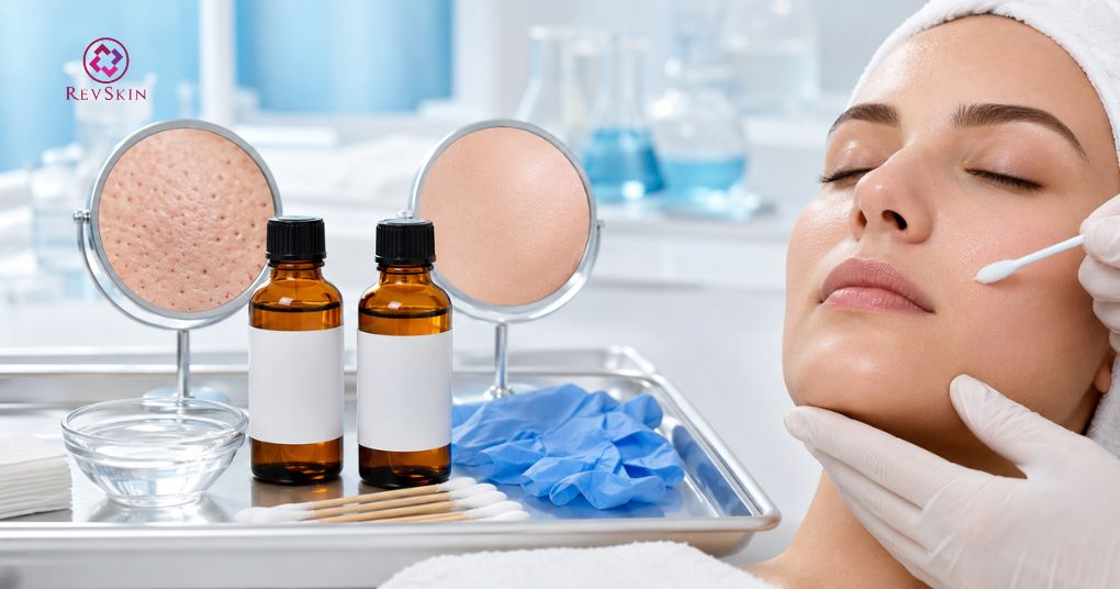 Peel da là gì? Tác dụng, phân loại, hoạt chất và quy trình thực hiện salicylic glycolic acid
