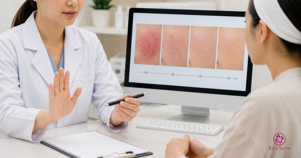 Cách xử lý khi peel da bị nổi mụn nước và hướng dẫn điều trị tạm hoãn peel