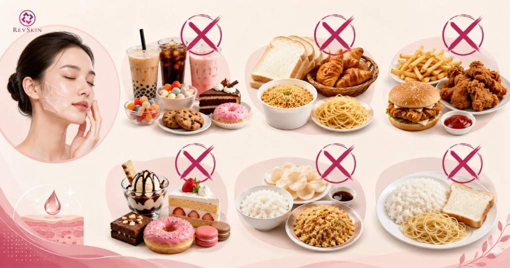 Peel da kiêng ăn gì và nên ăn gì để phục hồi hiệu quả? thực phẩm nên hạn chế