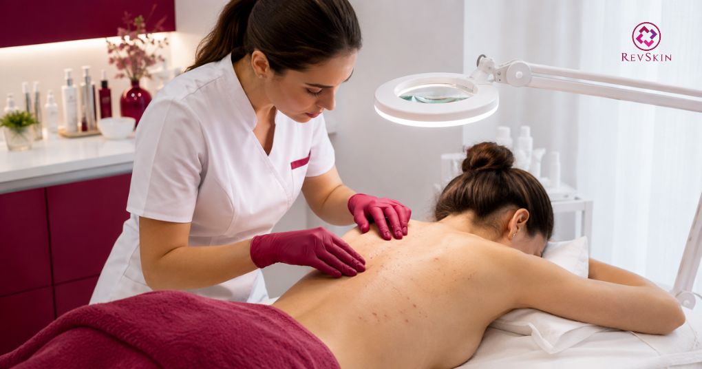 Peel lưng: Tác dụng, hoạt chất, quy trình và sai lầm cần tránh đánh giá phân loại da