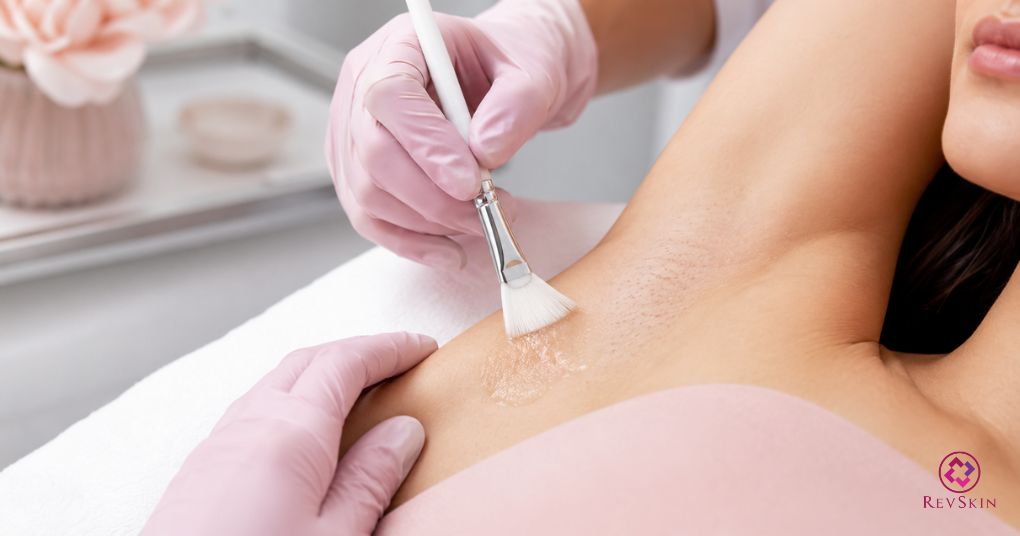 Phác đồ peel nách chuẩn y khoa và quản lý biến chứng lâm sàng giảm sần sùi