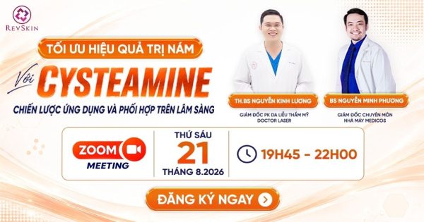 hiệu quả điều trị nám với cysteamin