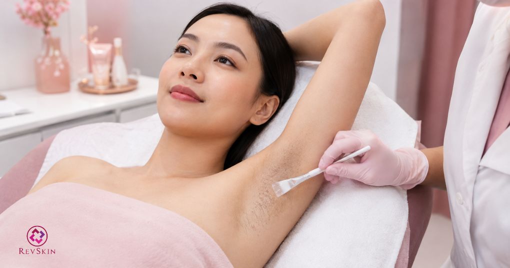 Phác đồ peel nách chuẩn y khoa và quản lý biến chứng lâm sàng peel nách cho thâm nông