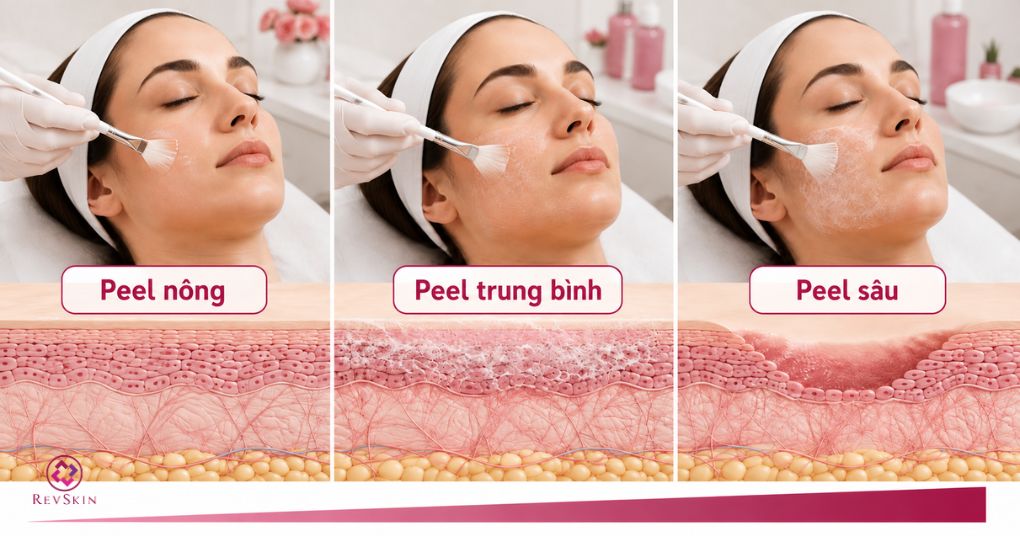 peel tca 3 cấp độ