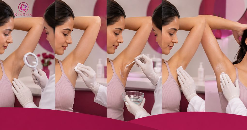Phác đồ peel nách chuẩn y khoa và quản lý biến chứng lâm sàng quy trình peel nách